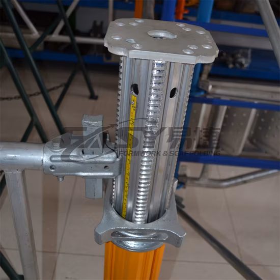 Easy Aluminium Yellow Color Euro America Market SGS Certificate Scaffolidng Prop