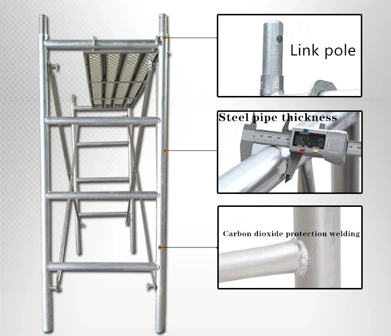 Factory Easy Install H Frame Catwalk Aluminum Mobile Scaffolding