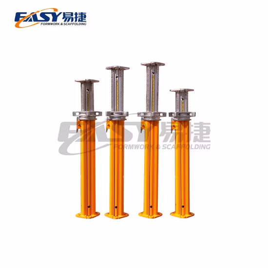 Easy Aluminium Yellow Color Euro America Market SGS Certificate Scaffolidng Prop