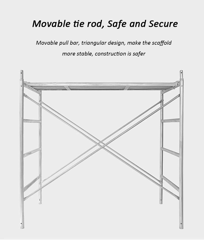 Factory Easy Install H Frame Catwalk Aluminum Mobile Scaffolding