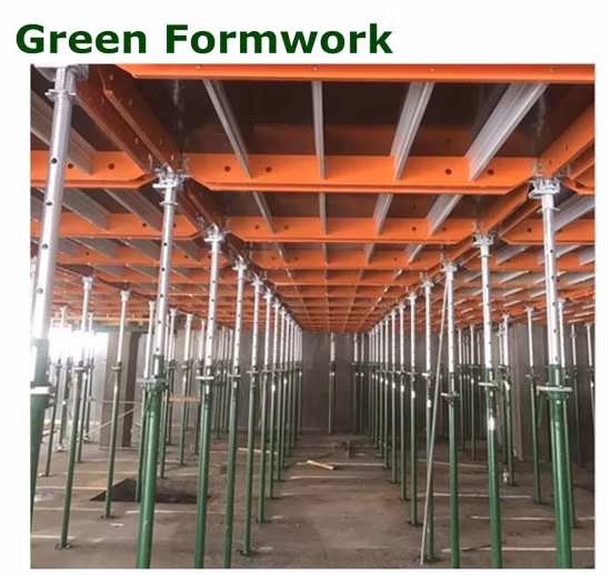 슬래브 콘크리트용 강철과 알루미늄으로 만든 친환경 거푸집