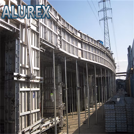 경쟁력 있는 가격으로 제공되는 6061-T6의 고층 건물용 경량 알루미늄 거푸집